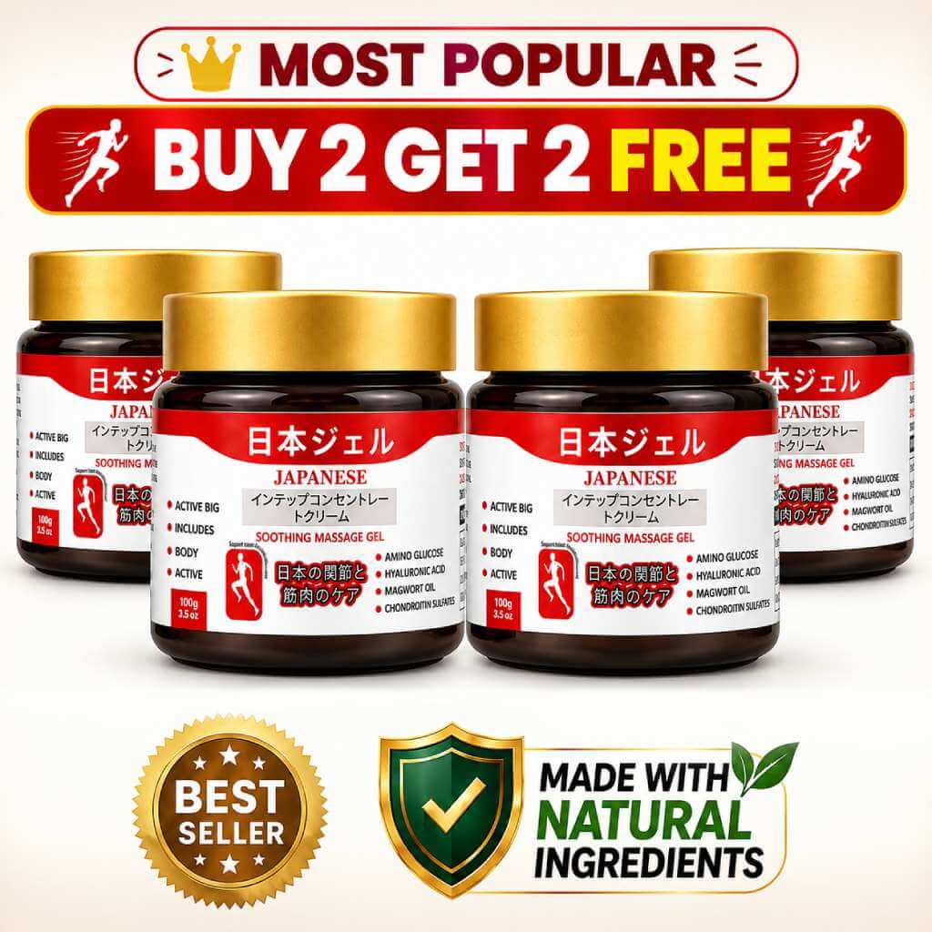 Japanese Massage Gel for Muscle & Joint Pain Relief – Pack of 2