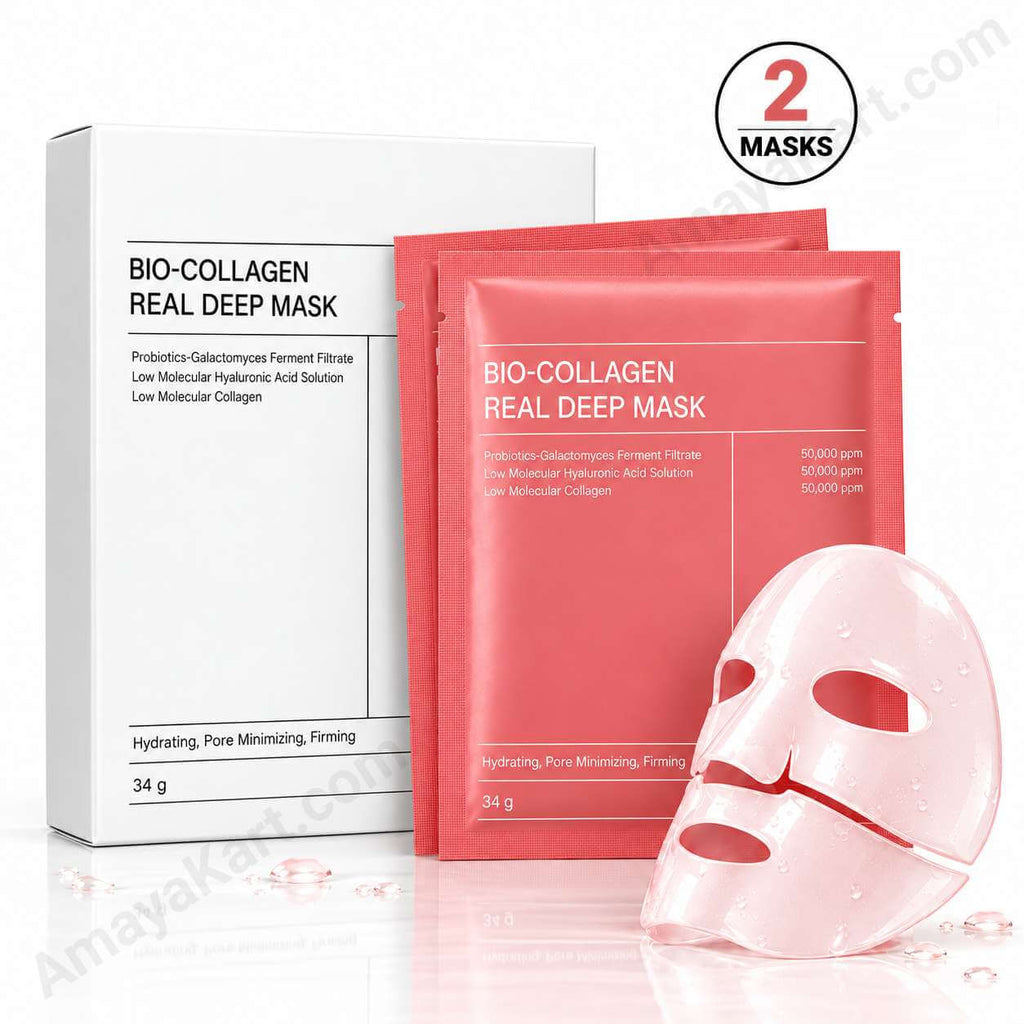 Bio-Collagen Deep Mask – Hydrating Hydrogel Face Mask